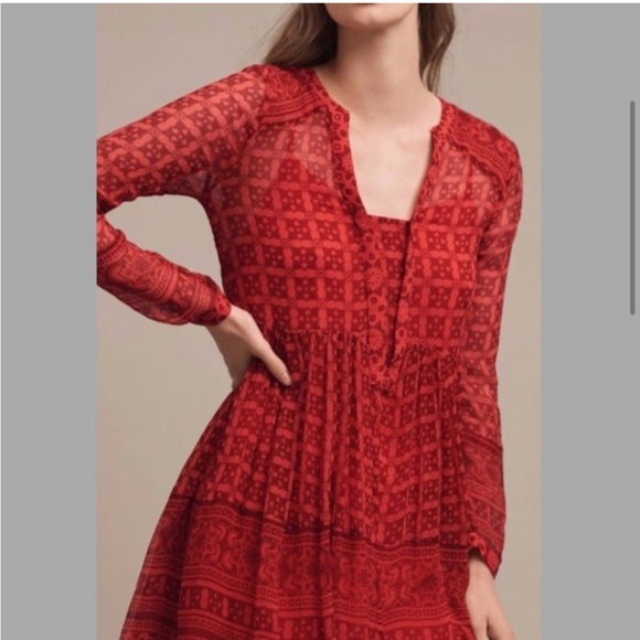 Anthropologie Maeve Canna Swing Dress - Picture 3 of 14